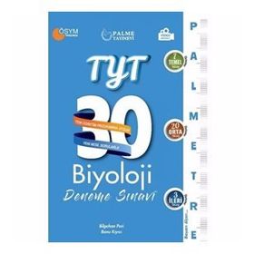 Palme Yayınları TYT Biyoloji Video Çözümlü Palmetre Serisi 30'lu Deneme