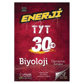 Palme Yayınları TYT Enerji Biyoloji 30 Deneme Sınavı