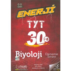 Palme Yayınları TYT Enerji Biyoloji 30 Deneme Sınavı