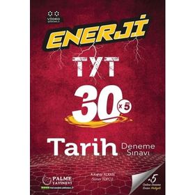 Palme Yayınları TYT Enerji Tarih 30 Deneme Sınavı
