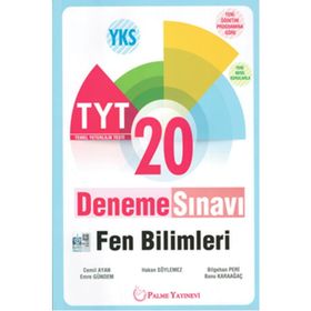 Palme Yayınları TYT Fen Bilimleri 20 Deneme Sınavı