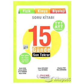 Palme Yayınları TYT Öncesi 15 Günde Son Tekrar Soru Kitabı