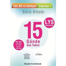 Palme Yayınları TYT Öncesi 15 Günde Son Tekrar Soru Kitabı