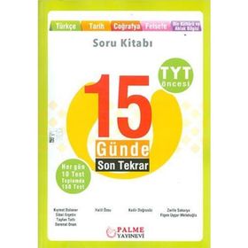 Palme Yayınları TYT Öncesi 15 Günde Son Tekrar