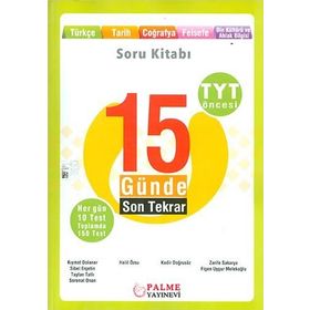 Palme Yayınları TYT Öncesi 15 Günde Son Tekrar