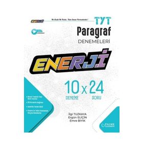 Palme Yayınları TYT Paragraf Enerji 10x24 Deneme