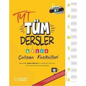 Palme Yayınları - TYT Tüm Dersler Aylık Çalışma Fasikülleri