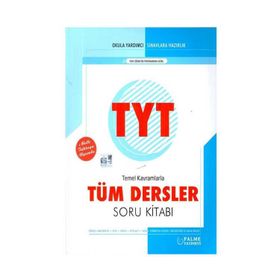 Palme Yayınları TYT Tüm Dersler Temel Kavramlarla Soru Kitabı