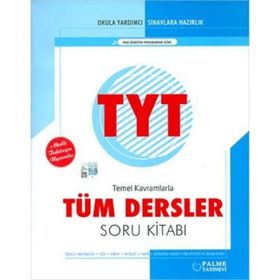 Palme Yayınları TYT Tüm Dersler Temel Kavramlarla Soru Kitabı