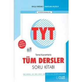 Palme Yayınları TYT Tüm Dersler Temel Kavramlarla Soru Kitabı