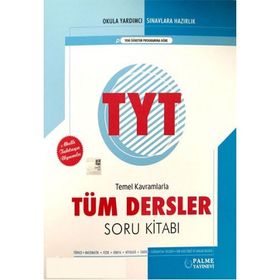 Palme Yayınları TYT Tüm Dersler Temel Kavramlarla Soru Kitabı