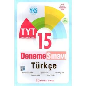 Palme Yayınları TYT Türkçe 15 Deneme
