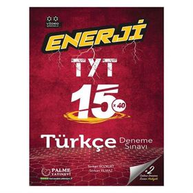 Palme Yayınları TYT Türkçe 15 Deneme
