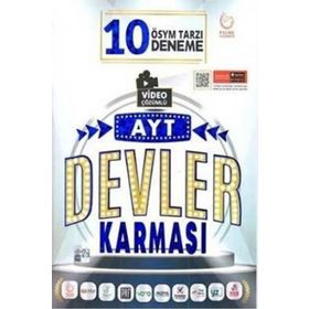 Palme Yayınları Yks Ayt Devler Karması 10 Deneme Sınavı