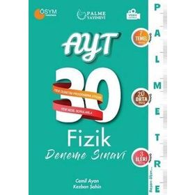 Palme Yayınları YKS - AYT Fizik Palmetre Video Çözümlü 30 Deneme