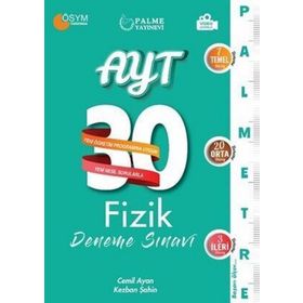 Palme Yayınları YKS - AYT Fizik Palmetre Video Çözümlü 30 Deneme