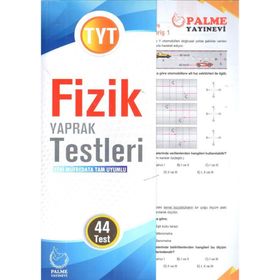 Palme Yayınları Yks Tyt Fizik Yaprak Test