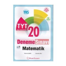 Palme Yayınları YKS TYT Matematik 20 Deneme Sınavı Yayınevi