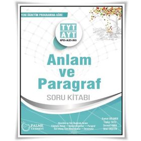 Palme Yks Tyt Ayt Anlam Ve Paragraf Soru Kitabı 2019 - Kolektif