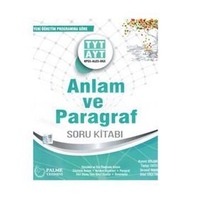 Palme Yks Tyt Ayt Anlam Ve Paragraf Soru Kitabı 2019 - Kolektif
