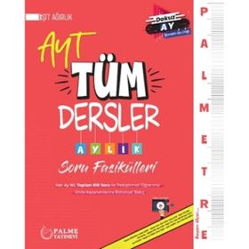 Palmetre AYT Eşit Ağırlık Tüm Dersler Aylık Soru Fasikülleri Palme Yayınevi