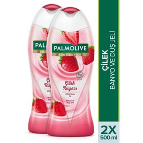 Palmolive 2x500 ml Body Butter Çilek Rüyası Banyo ve Duş Jeli
