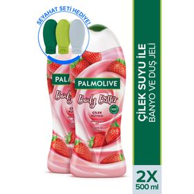 Palmolive 2x500 ml Body Butter Çilek Rüyası Banyo ve Duş Jeli