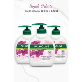 Palmolive 3x300 ml Naturals Siyah Orkide Lüks Yumuşaklık Sıvı Sabun