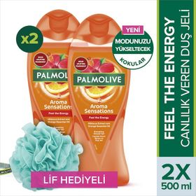Palmolive Aroma Sensations Feel The Energy 2x500 ml Duş Jeli