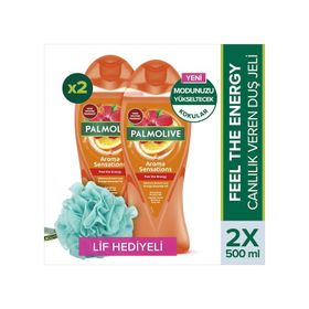 Palmolive Aroma Sensations Feel The Energy 2x500 ml Duş Jeli