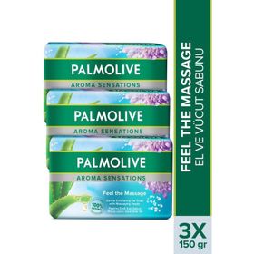 Palmolive Aroma Sensations Feel The Massage 3x150 gr El ve Vücut Sabunu