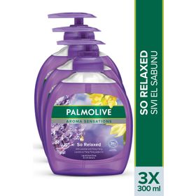 Palmolive Aroma Sensations So Relaxed Ylang Ylang Öz Yağı ve İris Özlü 3×300 ml Sıvı El Sabunu