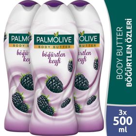 Palmolive Body Butter Böğürtlen Keyfi 3x500 ml Duş Jeli
