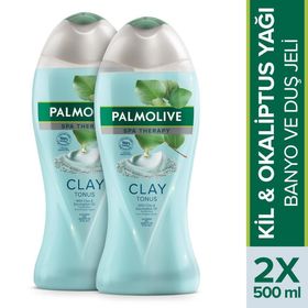 Palmolive Clay Tonus 2x500 ml Duş Jeli