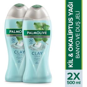 Palmolive Clay Tonus 2x500 ml Duş Jeli