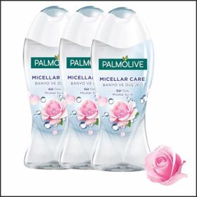 Palmolive Micellar Care Gül Özlü 3x500 ml Duş Jeli