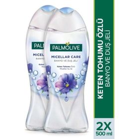 Palmolive Micellar Care Keten Tohumu 2x500 ml Duş Jeli