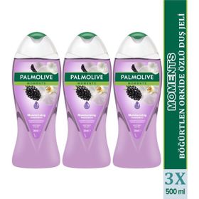 Palmolive Moments Böğürtlen ve Orkide Özlü 3x500 ml Duş Jeli