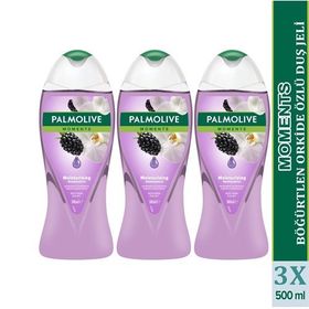 Palmolive Moments Böğürtlen ve Orkide Özlü 3x500 ml Duş Jeli