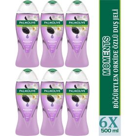 Palmolive Moments Böğürtlen ve Orkide Özlü 6x500 ml Duş Jeli
