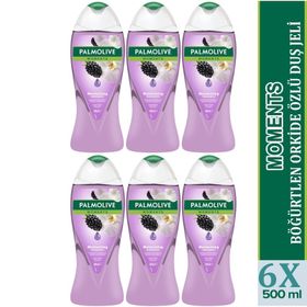 Palmolive Moments Böğürtlen ve Orkide Özlü 6x500 ml Duş Jeli