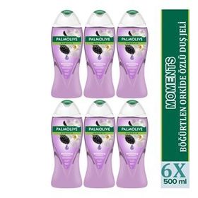 Palmolive Moments Böğürtlen ve Orkide Özlü 6x500 ml Duş Jeli