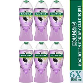 Palmolive Moments Böğürtlen ve Orkide Özlü 6x500 ml Duş Jeli