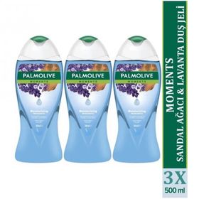 Palmolive Moments Sandal Ağacı ve Lavanta 3x500 ml Duş Jeli