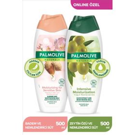 Palmolive Naturals Badem ve Zeytin Özü 2x500 ml Duş Jeli