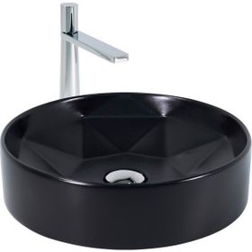 Paluci Diamond Matt Black Çanak Lavabo