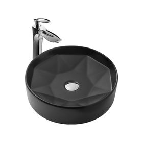 Paluci Diamond Matt Black Çanak Lavabo