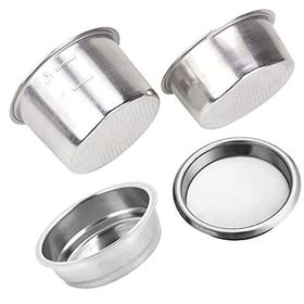 PAMENET Kahve Filtresi Yedek 4 Adet 51 mm Kahve Filtre Sepeti Filtre Tutucusu, Espresso Makinesi Parçaları İçin Altsız