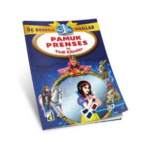 Pamuk Prenses ve Yedi Cüceler 3D Gözlük Damla Yayınevi