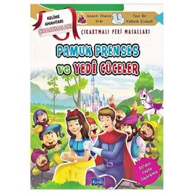 Pamuk Prenses ve Yedi Cüceler Çıkartmalı Peri-Masalları Parıltı Yayınları